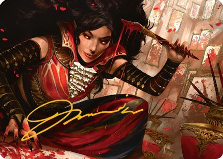 Blood Artist Art Card (Gold-Stamped Signature) (022) - Art Series: Innistrad Remastered