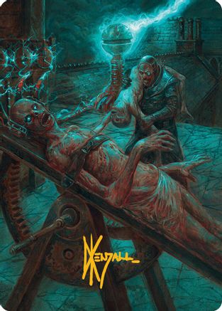 Rooftop Storm Art Card (Gold-Stamped Signature) (008) - Art Series: Innistrad Remastered