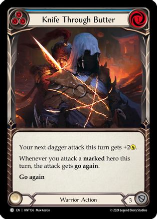 Knife through Butter (Blue) (HNT136) Rainbow Foil - The Hunted