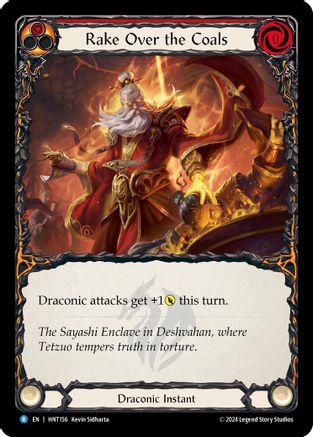 Rake Over the Coals (Red) (HNT156) Rainbow Foil - The Hunted