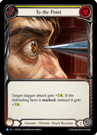 To the Point (Yellow) (HNT200) Rainbow Foil - The Hunted