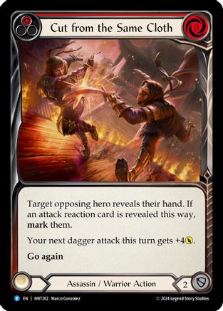 Cut from the Same Cloth (Red) (HNT202) Rainbow Foil - The Hunted
