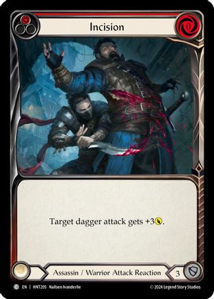 Incision (Red) (HNT205) Rainbow Foil - The Hunted