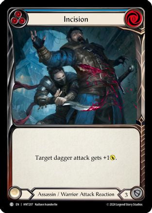 Incision (Blue) (HNT207) Rainbow Foil - The Hunted