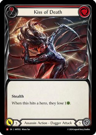 Kiss of Death (HNT012) Rainbow Foil - The Hunted