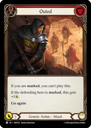 Outed (HNT235) Rainbow Foil - The Hunted