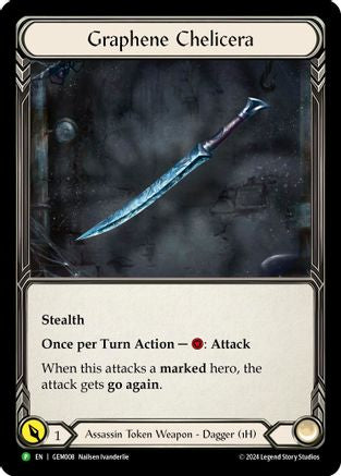 Graphene Chelicera (GEM008) Cold Foil - GEM Pack 1