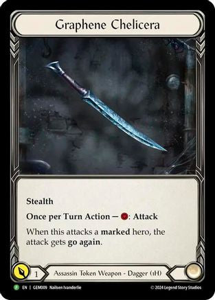 Graphene Chelicera (GEM009) Cold Foil - GEM Pack 1
