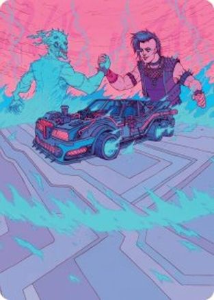Demonic Junker Art Card (040) - Art Series: Aetherdrift