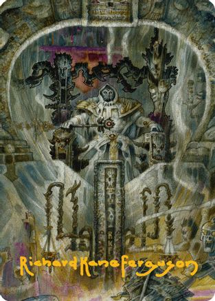 Gonti, Night Minister Art Card (Gold-Stamped Signature) (032) - Art Series: Aetherdrift