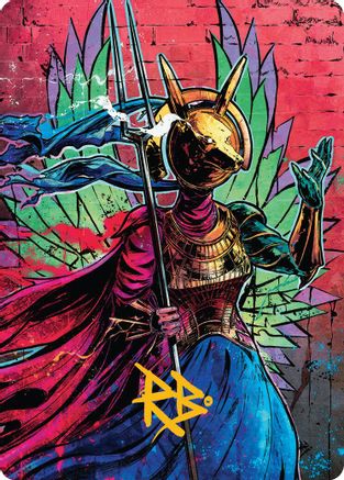 Hazoret, Godseeker Art Card (Gold-Stamped Signature) (032) - Art Series: Aetherdrift