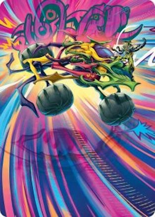 Thunderous Velocipede Art Card (043) - Art Series: Aetherdrift