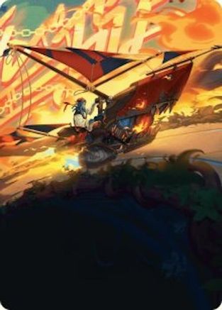 Boosted Sloop Art Card (047) - Art Series: Aetherdrift