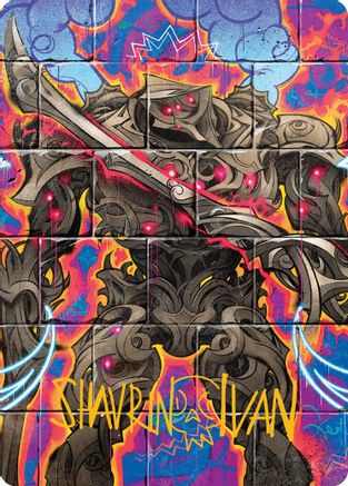 Coalstoke Gearhulk Art Card (Gold-Stamped Signature) (054) - Art Series: Aetherdrift