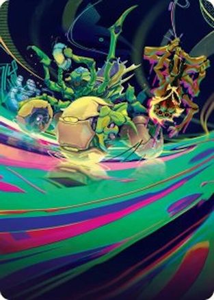 Thundering Broodwagon Art Card (048) - Art Series: Aetherdrift