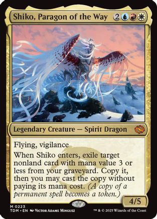 Shiko, Paragon of the Way (223) - Tarkir: Dragonstorm