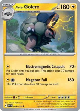 Alolan Golem (46) Reverse Holofoil - Journey Together