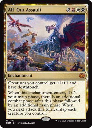 All-Out Assault (167) Foil - Tarkir: Dragonstorm