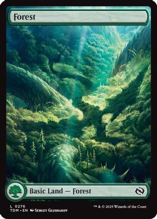 Forest (276) Foil - Tarkir: Dragonstorm
