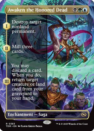 Awaken the Honored Dead (Borderless) (383) - Tarkir: Dragonstorm