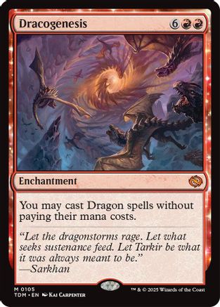 Dracogenesis (105) Foil - Tarkir: Dragonstorm