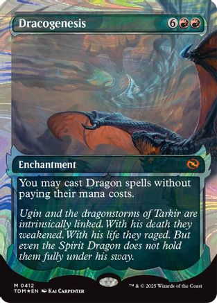 Dracogenesis (Showcase) (412) Halo Foil - Tarkir: Dragonstorm