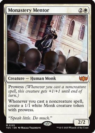 Monastery Mentor (125) - Commander: Tarkir: Dragonstorm