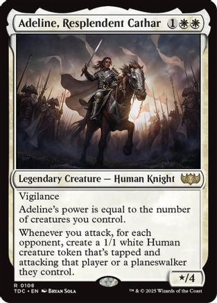 Adeline, Resplendent Cathar (108) - Commander: Tarkir: Dragonstorm