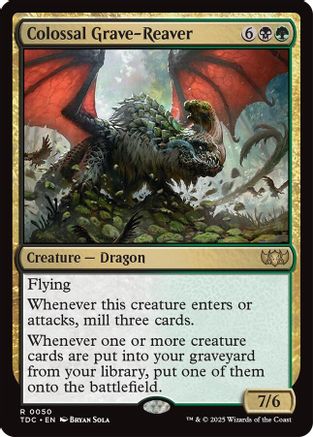 Colossal Grave-Reaver (050) - Commander: Tarkir: Dragonstorm