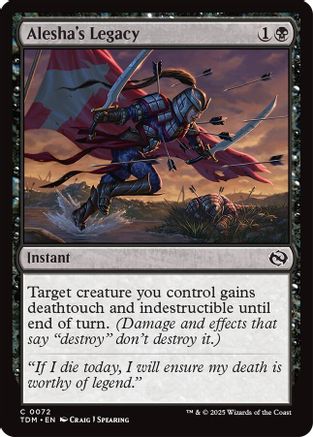 Alesha's Legacy (072) - Tarkir: Dragonstorm