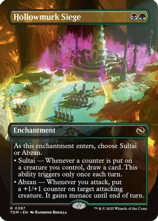 Hollowmurk Siege (Borderless) (387) - Tarkir: Dragonstorm