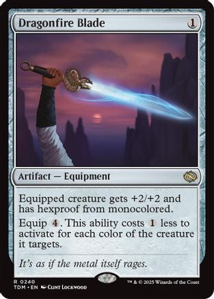 Dragonfire Blade (240) Foil - Tarkir: Dragonstorm