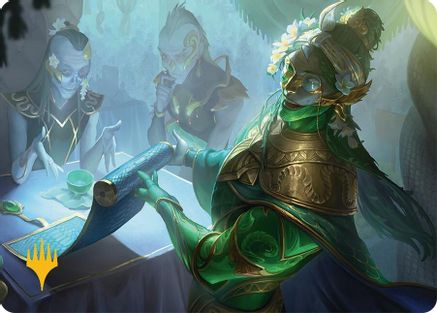 Sibsig Appraiser Art Card (8/54) (Gold-Stamped) (008) - Art Series: Tarkir: Dragonstorm