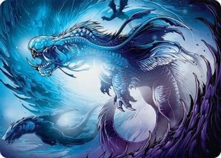 Roiling Dragonstorm Art Card (33/54) (033) - Art Series: Tarkir: Dragonstorm