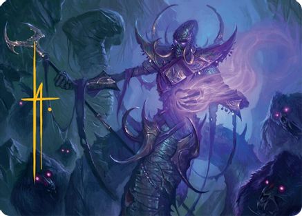 Sidisi, Regent of the Mire Art Card (14/54) (Gold-Stamped Signature) (014) - Art Series: Tarkir: Dragonstorm