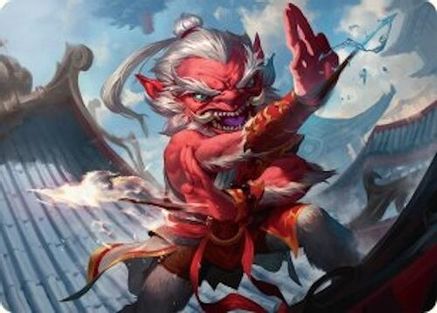 Devoted Duelist Art Card (15/54) (015) - Art Series: Tarkir: Dragonstorm