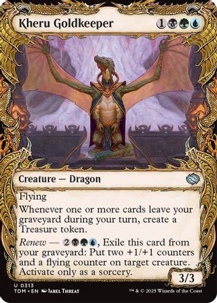 Kheru Goldkeeper (Showcase) (313) Foil - Tarkir: Dragonstorm
