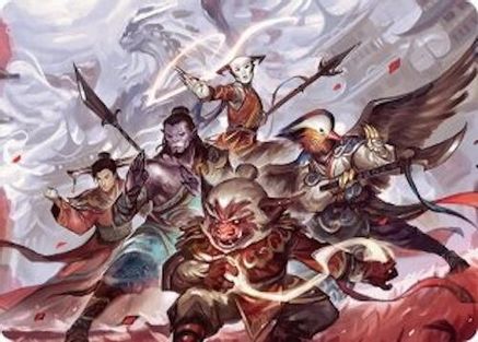 Will of the Jeskai Art Card (54/54) (054) - Art Series: Tarkir: Dragonstorm