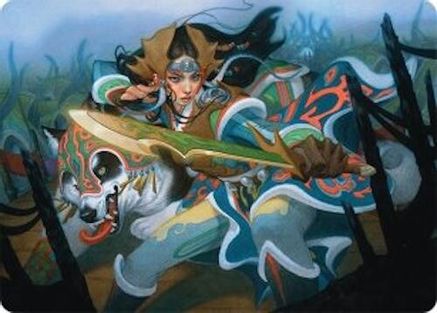 Eshki Dragonclaw Art Card (23/54) (023) - Art Series: Tarkir: Dragonstorm