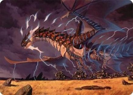 Neriv, Heart of the Storm Art Card (25/54) (025) - Art Series: Tarkir: Dragonstorm