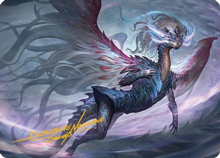 Shiko, Paragon of the Way Art Card (37/54) (Gold-Stamped Signature) (037) - Art Series: Tarkir: Dragonstorm