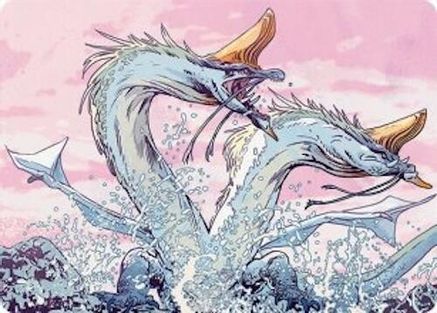 Twinmaw Stormbrood Art Card (39/54) (039) - Art Series: Tarkir: Dragonstorm