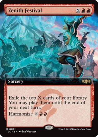 Zenith Festival (Extended Art) (081) - Commander: Tarkir: Dragonstorm