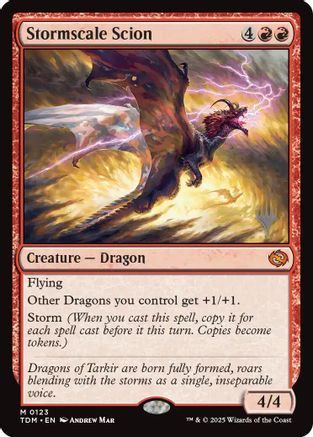 Stormscale Scion Foil (123) - Promo Pack: Tarkir: Dragonstorm