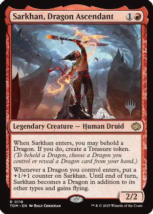 Sarkhan, Dragon Ascendant (118) - Promo Pack: Tarkir: Dragonstorm