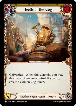 Teeth of the Cog (Yellow) (SEA031) - High Seas