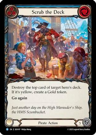 Scrub the Deck (SEA147) Rainbow Foil - High Seas