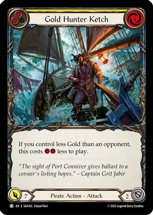 Gold Hunter Ketch (SEA165) Rainbow Foil - High Seas