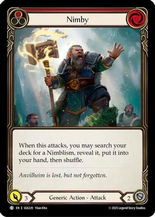 Nimby (Red) (SEA220) Rainbow Foil - High Seas