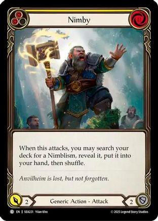 Nimby (Yellow) (SEA221) Rainbow Foil - High Seas